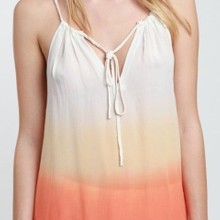 Sunset dip dye dress manufactured for Creme Fraiche