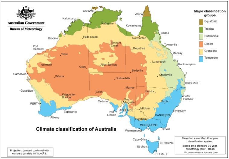 Climate classification of Australia Climate classification of Australia