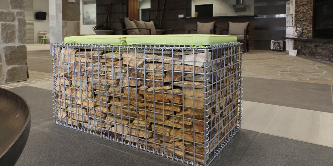 Packing Rocks in your gabion basket Packing Rocks in your gabion basket