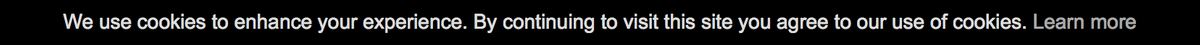 Example cookie consent notice Example cookie consent notice