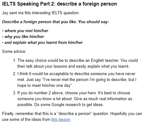 IELTS SPEAKING SIMON IELTS SPEAKING SIMON