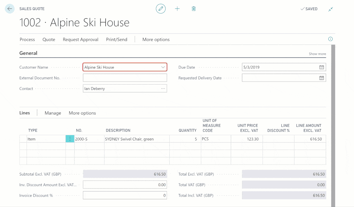Dynamics 365 Business Central gyors adatbevitel Dynamics 365 Business Central gyors adatbevitel
