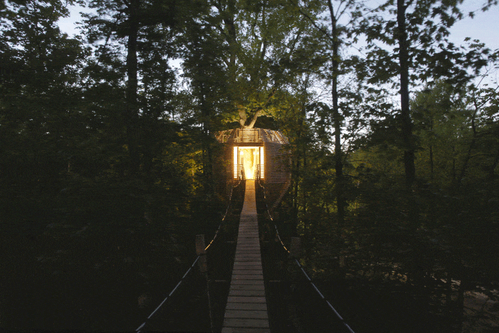 ORIGIN Tree House In a Forest in France by Atelier Lavit ORIGIN Tree House In a Forest in France by Atelier Lavit