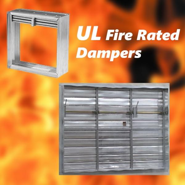 Fire Smoke Dampers Can Save Lives UL fire rated damper Fire dampers hvac companies