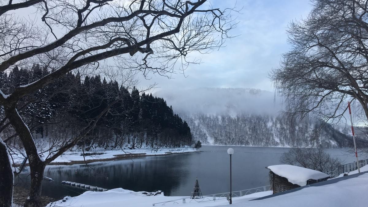 厳冬の沼沢湖 厳冬の沼沢湖
