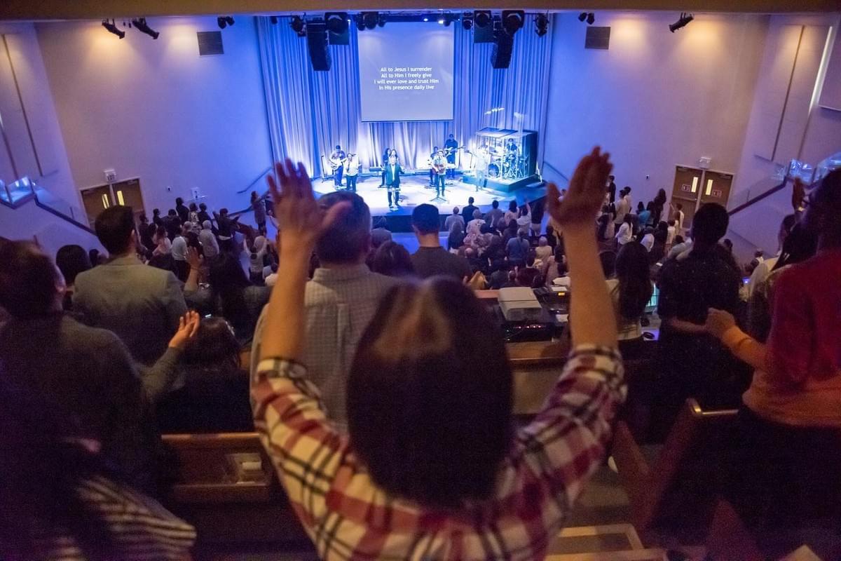 Church service at New Life Christian Church, located in Vaughan, Ontario, Canada Church service at New Life Christian Church, located in Vaughan, Ontario, Canada