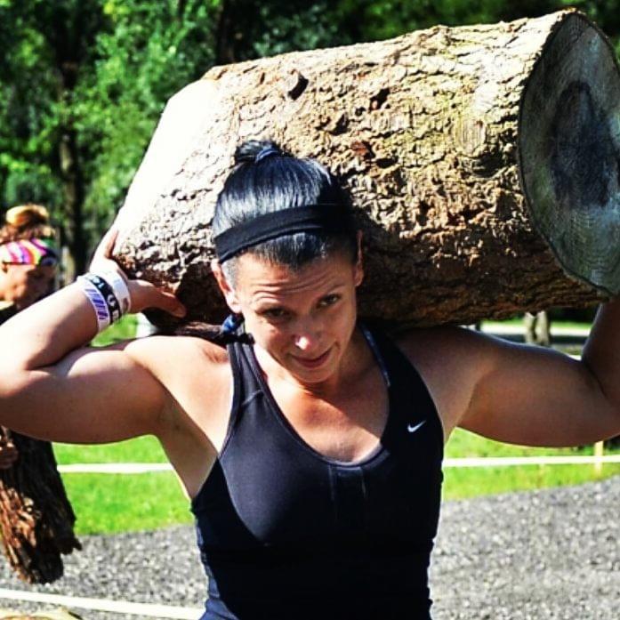 Cerys Cook, a competitive obstacle course racing athlete Cerys Cook, a competitive obstacle course racing athlete