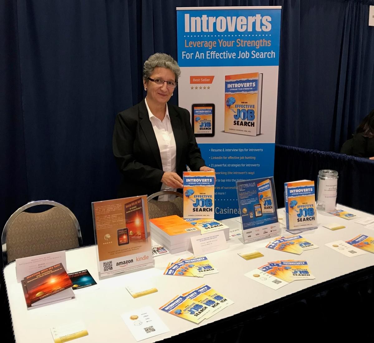 Gabriela Casineanu at job fair Gabriela Casineanu at job fair