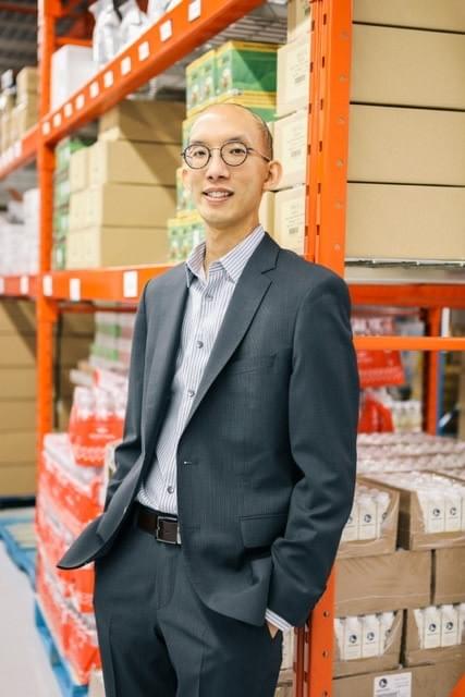 James Tjan at the Mindful Snacks warehouse James Tjan at the Mindful Snacks warehouse