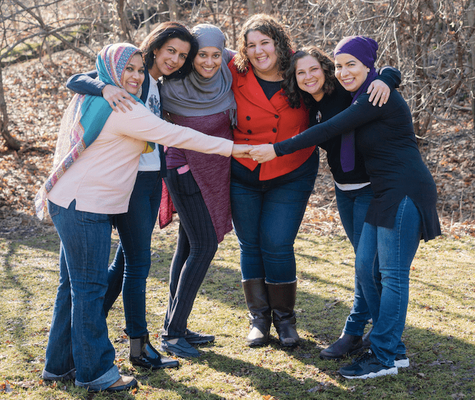 Shaila Kibria with Jewish and Muslim allies Shaila Kibria with Jewish and Muslim allies