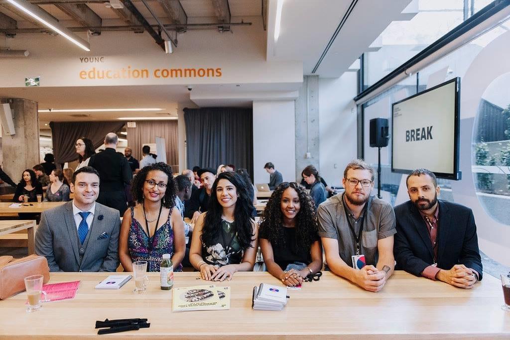 Toota Nihal Hassanien connecting with others (3rd from the right) Toota Nihal Hassanien connecting with others (3rd from the right)