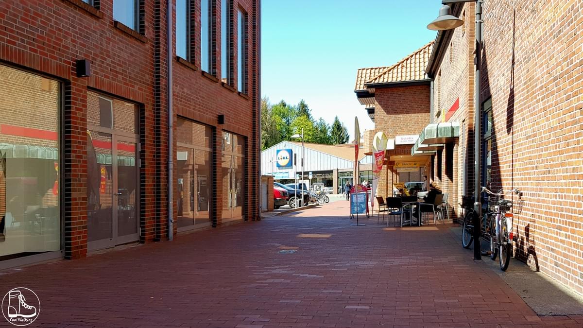 Fernwanderung in Niedersachsen auf dem E1, Soltau Innenstadt Fernwanderung in Niedersachsen auf dem E1, Soltau Innenstadt