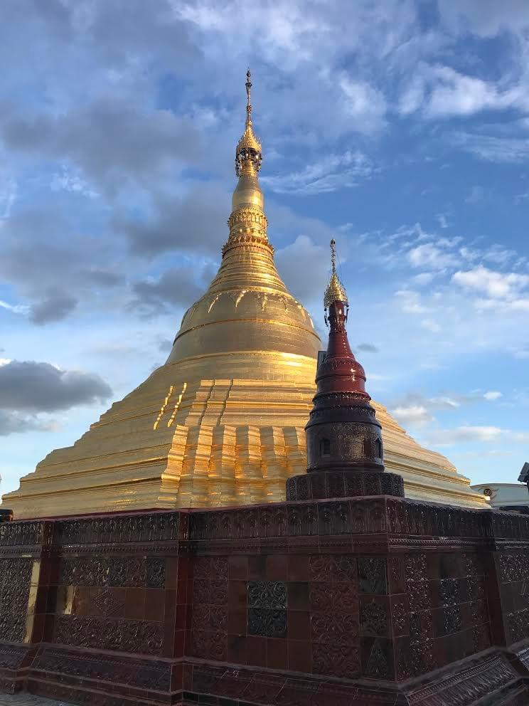 Temple atop the monk-led Tipitaka Hospital in Myanmar. @carmel.md Temple atop the monk-led Tipitaka Hospital in Myanmar. @carmel.md