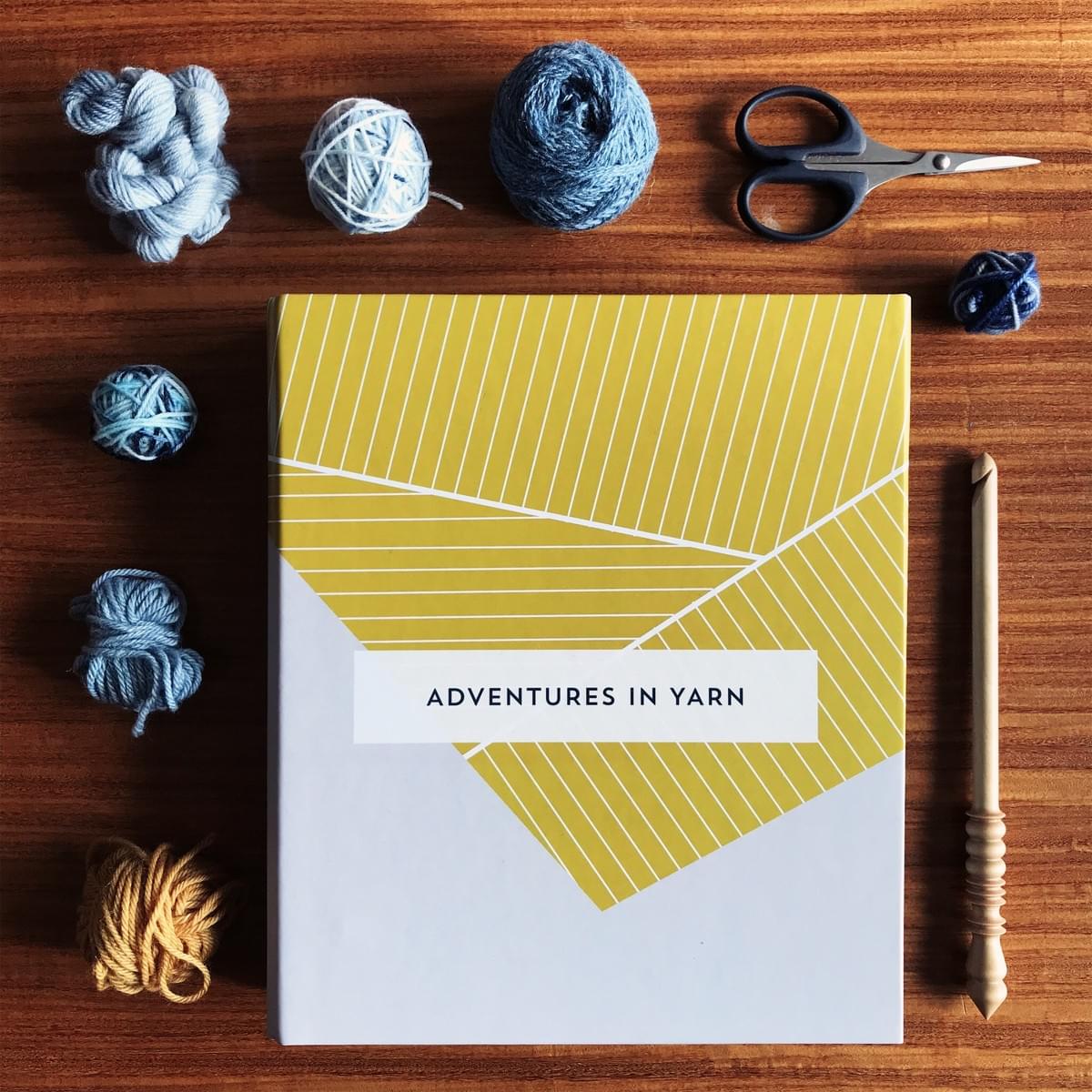 Printed 'Adventures in Yarn' organiser Printed 'Adventures in Yarn' organiser