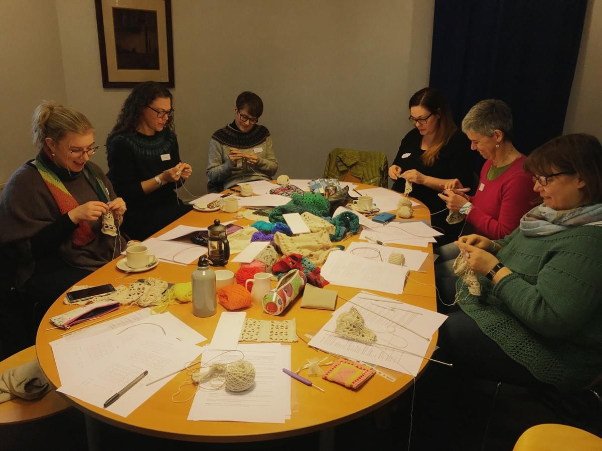 Knit and Crochet Combo class with Carol Meldrum Knit and Crochet Combo class with Carol Meldrum