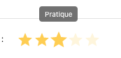 Exemple d'échelle de validation Exemple d'échelle de validation