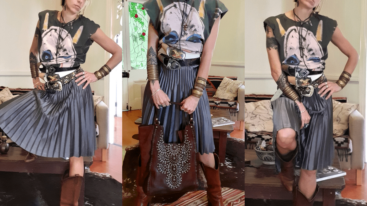 Accessories, JINN E.L X JINN, How to wear an oversized t with a skirt Accessories, JINN E.L X JINN, How to wear an oversized t with a skirt