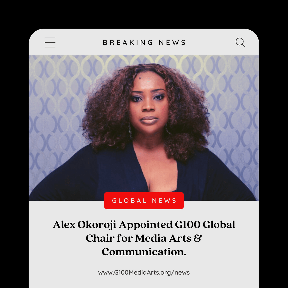 Alex Okoroji appointed G100 Global Chair for Media Arts & Communication (G-MAC) Alex Okoroji appointed G100 Global Chair for Media Arts & Communication (G-MAC)