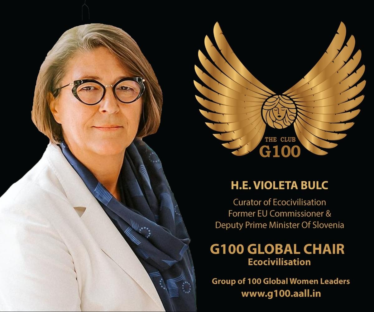 Violeta Bulc is G100 Global Chair for Ecocivilisation Violeta Bulc is G100 Global Chair for Ecocivilisation