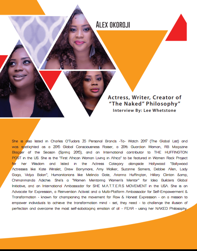 Alex Okoroji Featured in the November Issue of LWL Magazine in the US Alex Okoroji Featured in the November Issue of LWL Magazine in the US