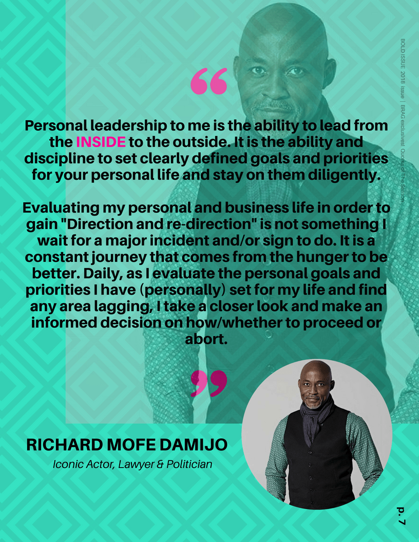 Actor, Richard Mofe Damijo (RMD) is featured in 2018 Bold Issue of BRAG! Actor, Richard Mofe Damijo (RMD) is featured in 2018 Bold Issue of BRAG!