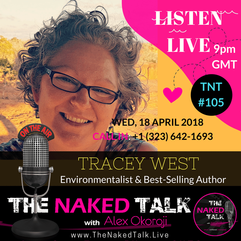 Tracey West is Guest on THE NAKED TALK w/ Alex Okoroji Tracey West is Guest on THE NAKED TALK w/ Alex Okoroji
