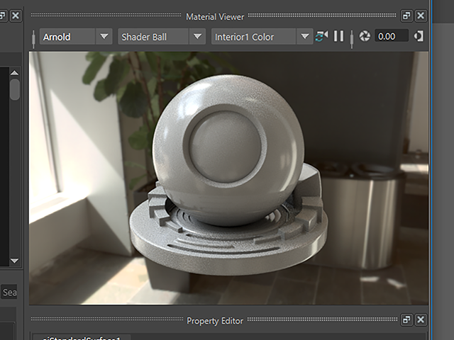 Maya2018 Hypershade Material Viewer Maya2018 Hypershade Material Viewer