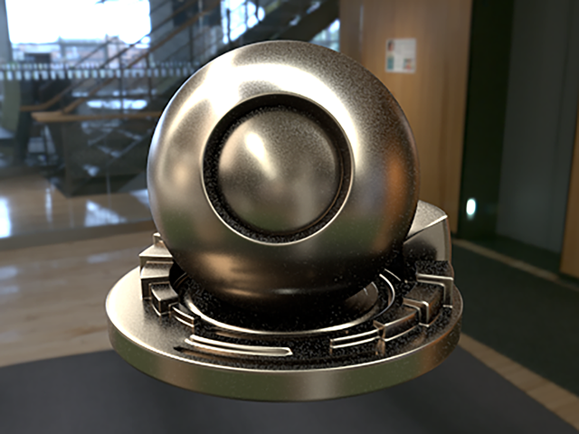 Maya2018 Hypershade aiStandardSurface Copper Maya2018 Hypershade aiStandardSurface Copper