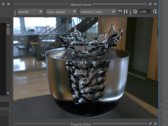 Maya2018 Hypershade aiStandardSurface Clear_Water Maya2018 Hypershade aiStandardSurface Clear_Water