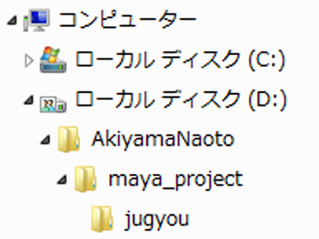 フォルダ名 jugyou フォルダ名 jugyou