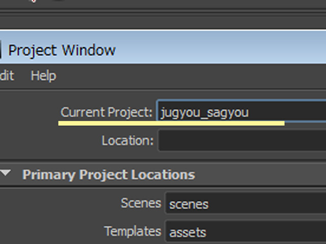 MAYA Current Project jugyou_sagyou MAYA Current Project jugyou_sagyou
