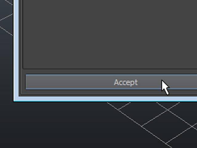 MAYA Acceptボタン MAYA Acceptボタン