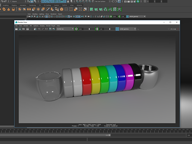 MAYA Render View MAYA Render View
