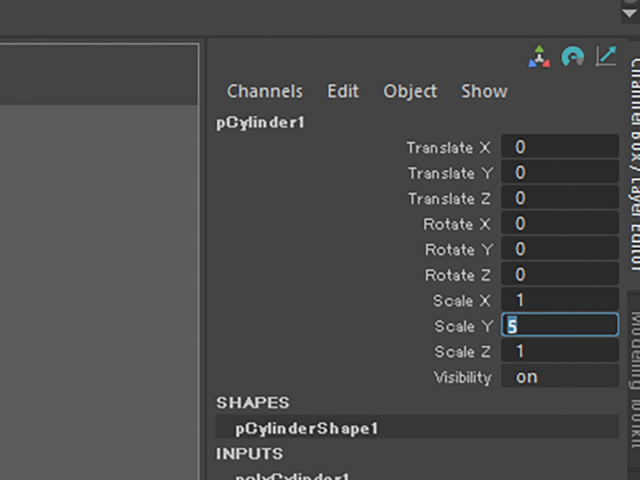 MAYA Channel Box MAYA Channel Box