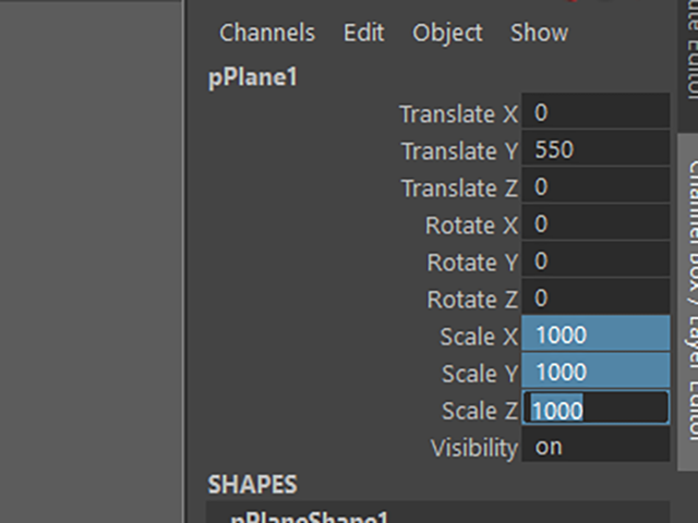 MAYA Channel Box MAYA Channel Box
