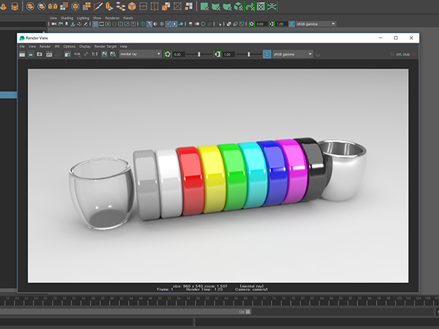 MAYA Render View MAYA Render View