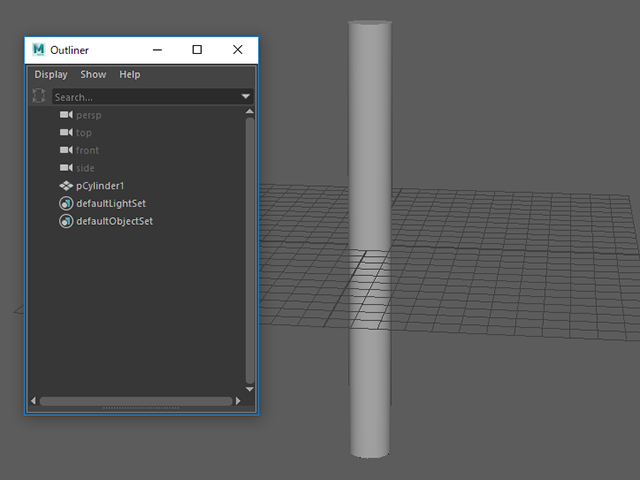 MAYA polyCylinder1 MAYA polyCylinder1