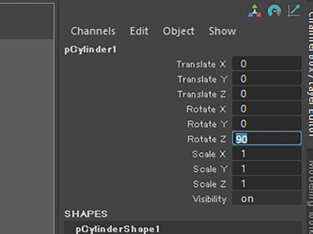 MAYA Channel Box MAYA Channel Box