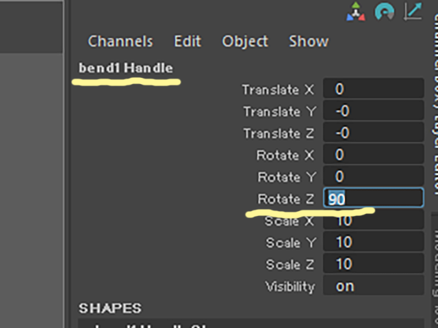 MAYA Channel Box MAYA Channel Box