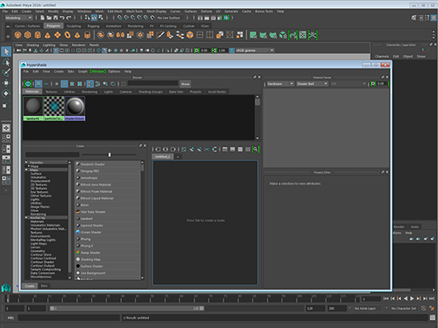 MAYA Hypershade MAYA Hypershade