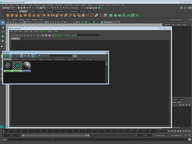 MAYA Hypershade MAYA Hypershade