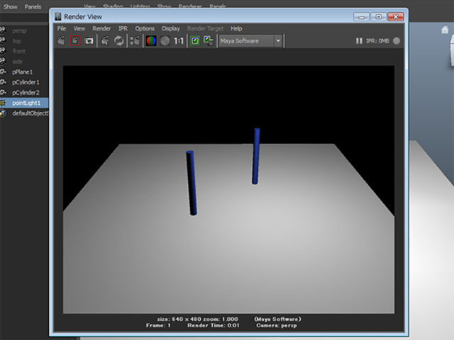 MAYA Render View MAYA Render View