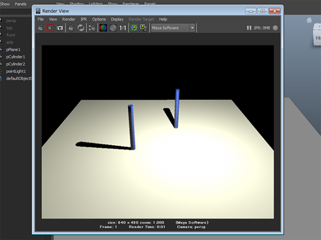MAYA Raytrace Shadow MAYA Raytrace Shadow