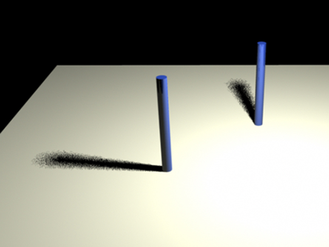 MAYA Raytrace Shadow Attribute Light Radius MAYA Raytrace Shadow Attribute Light Radius
