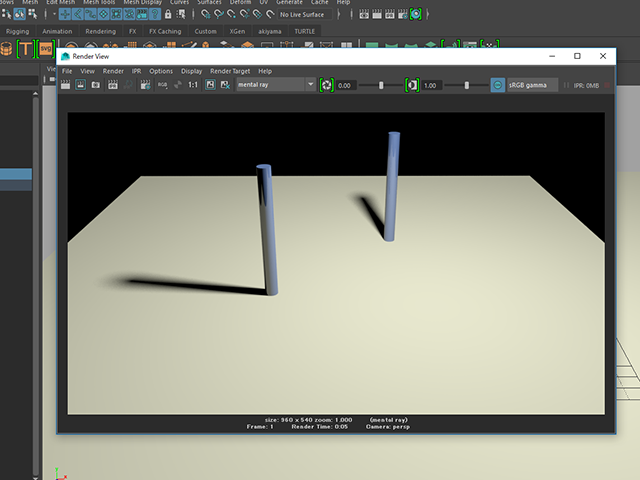 MAYA mental ray MAYA mental ray