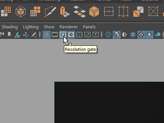 MAYA Resolution gate MAYA Resolution gate