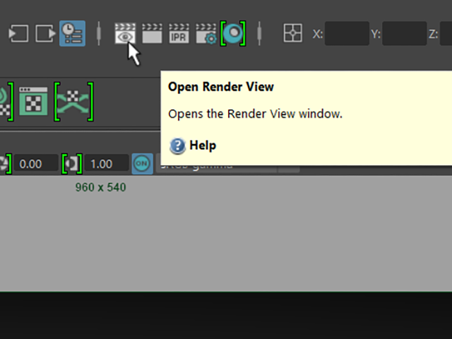 MAYA Open Render View MAYA Open Render View