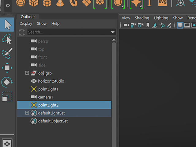 Maya2018 pointLight2 Maya2018 pointLight2