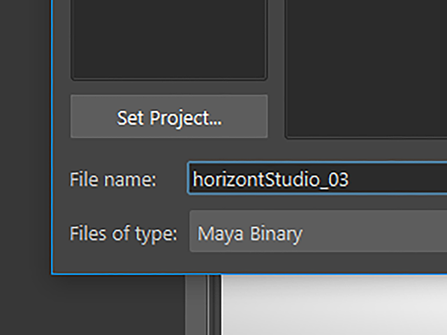 Maya2018 File→Save Scenes As Maya2018 File→Save Scenes As