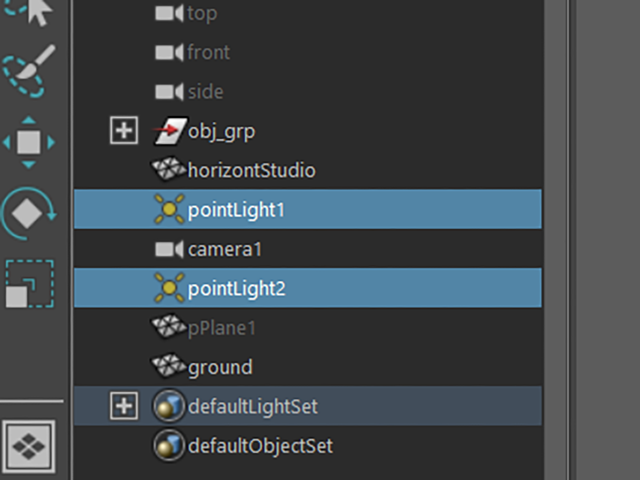 MAYA Select Lights MAYA Select Lights
